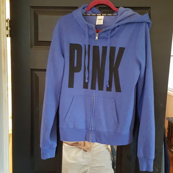 Victoria's Secret Tops - Victoria's secret pink zip up sweat shirt